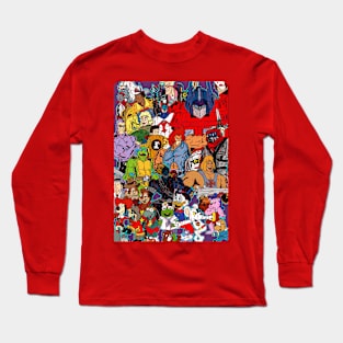 Classic Cartoons 80s Long Sleeve T-Shirt